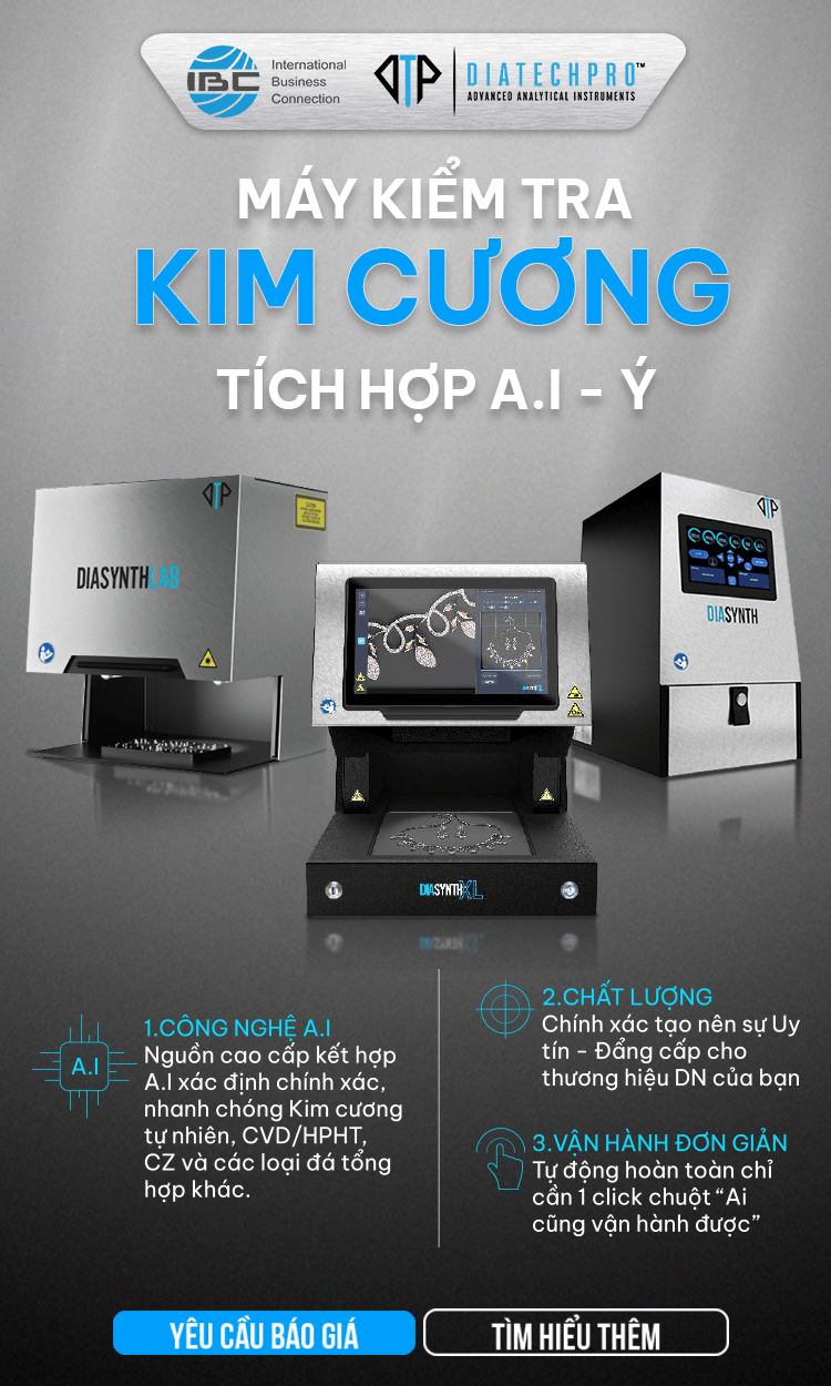 Máy kiểm tra kim cương DIASYNTH - Ý