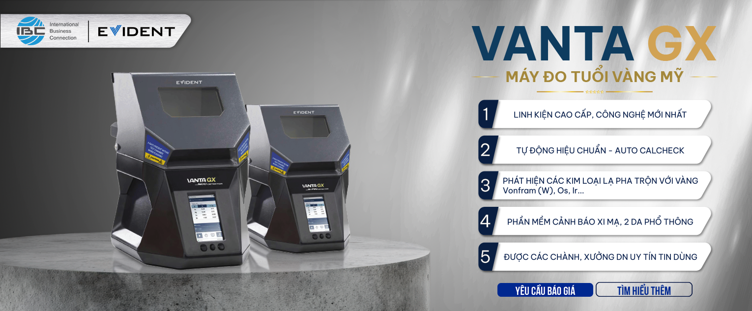Máy đo tuổi vàng Mỹ Vanta GX - Evident Olympus