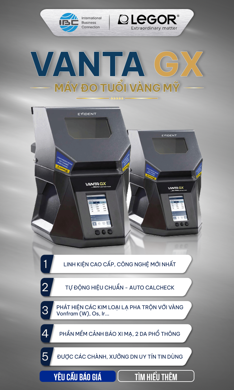 Máy phổ vàng Mỹ Vanta GX - Ebident Olympus