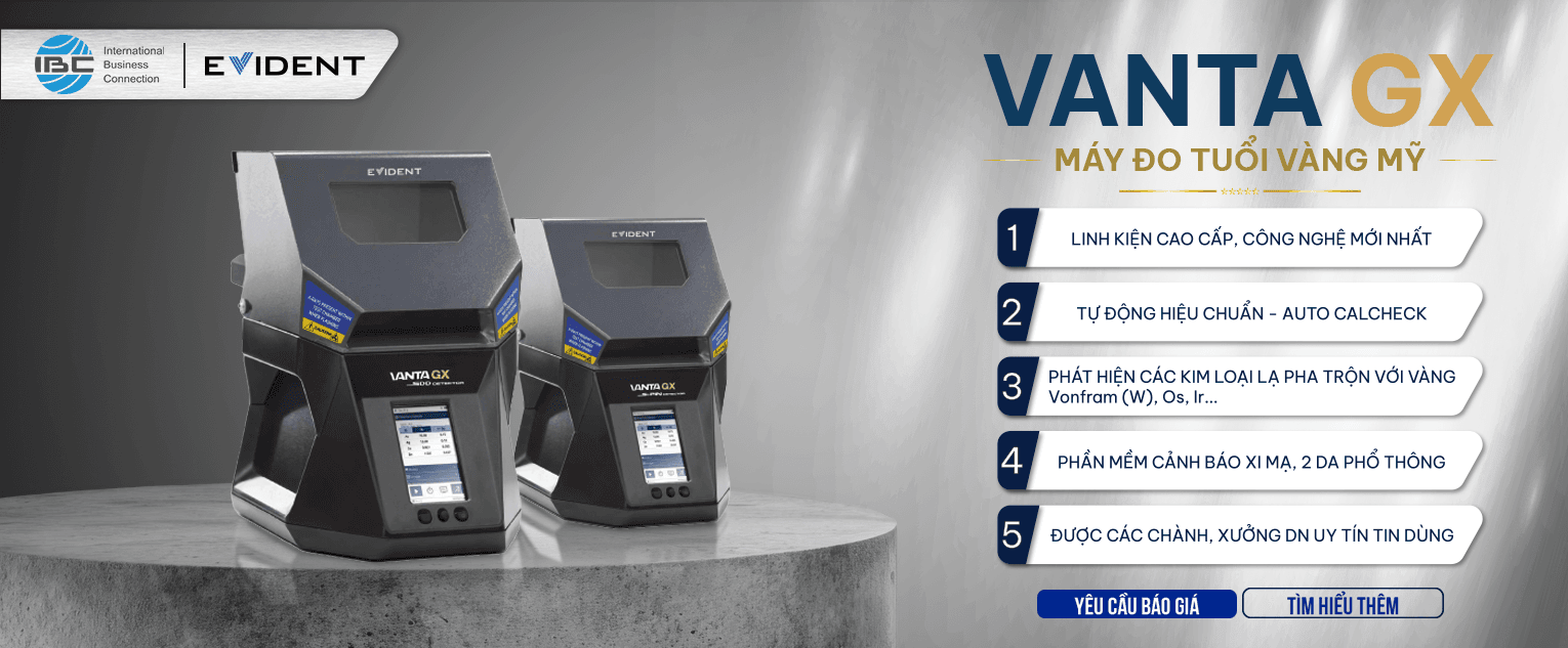 Máy phổ vàng Vanta GX Evident