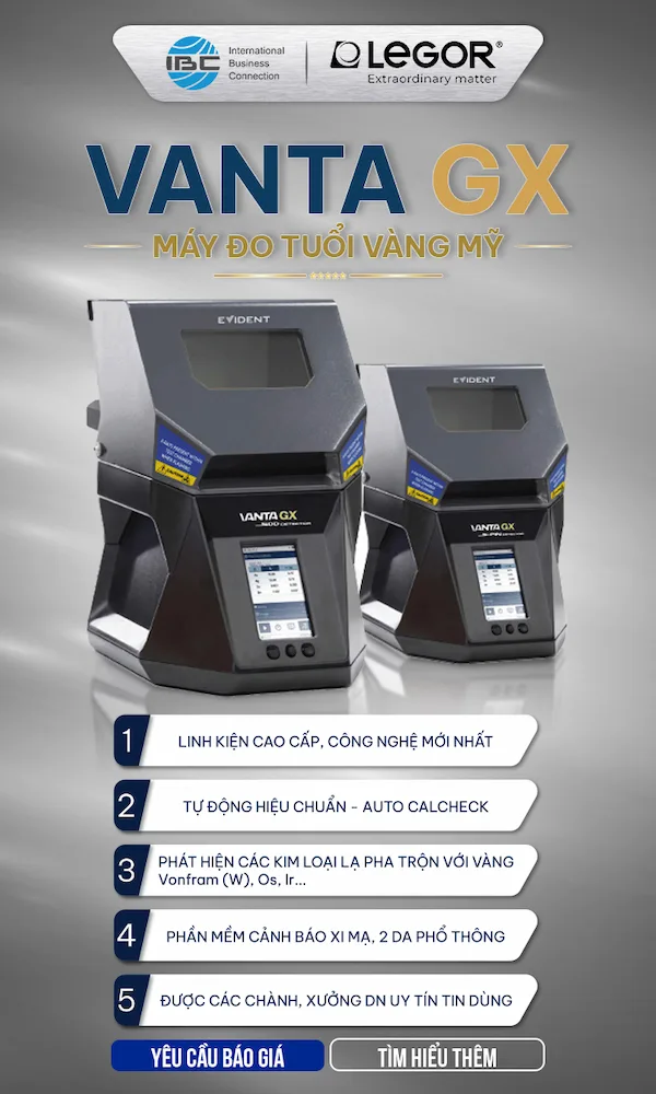 Máy đo tuổi vàng Mỹ Vanta GX EVIDENT